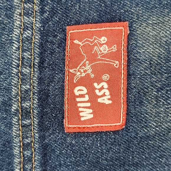 Vintage. Made in USA. WILD ASS. Carpenter Jeans.  Men's size w40 l32 - Picture 2 of 16